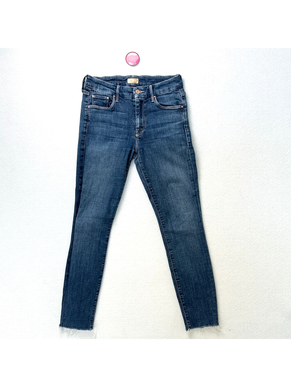 MOTHER The Looker Ankle Fray Girl Crush Prem Jean Women 27
